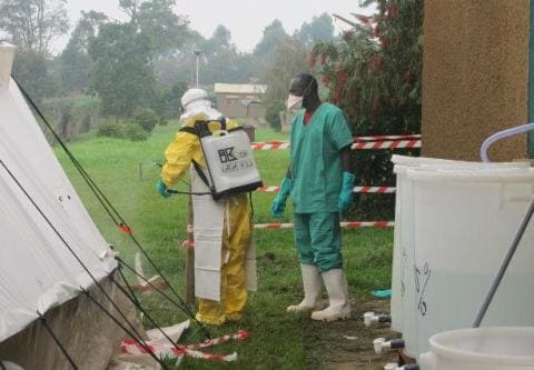 Эбола, проведение дезинфекции