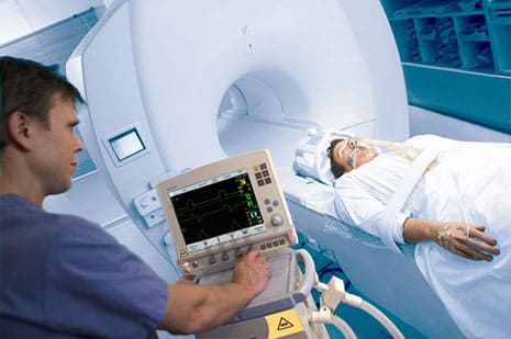 аппараты ИВЛ, адаптированные для использования в помещениях МРТ